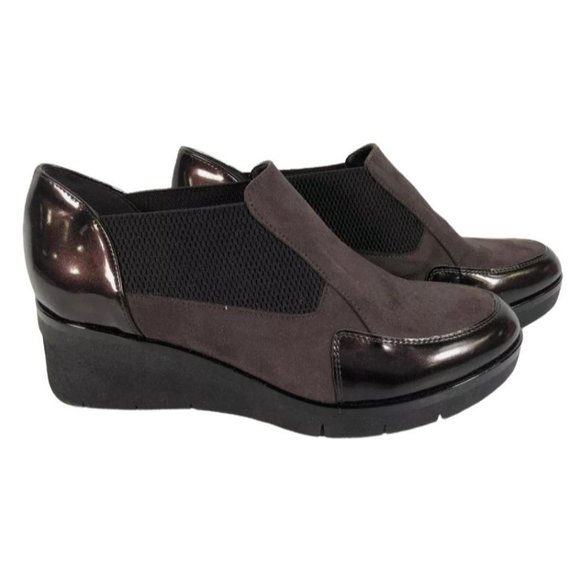 Italeau Italy Women's Brown Leather Platform Shoes Size EU37/US 6.5 *No Box* - Picture 1 of 9